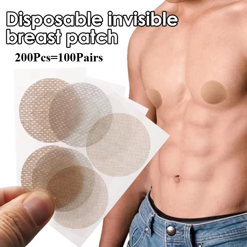 Strapless Bra Adhesive - 200 Buah Penutup Puting Pria Tak