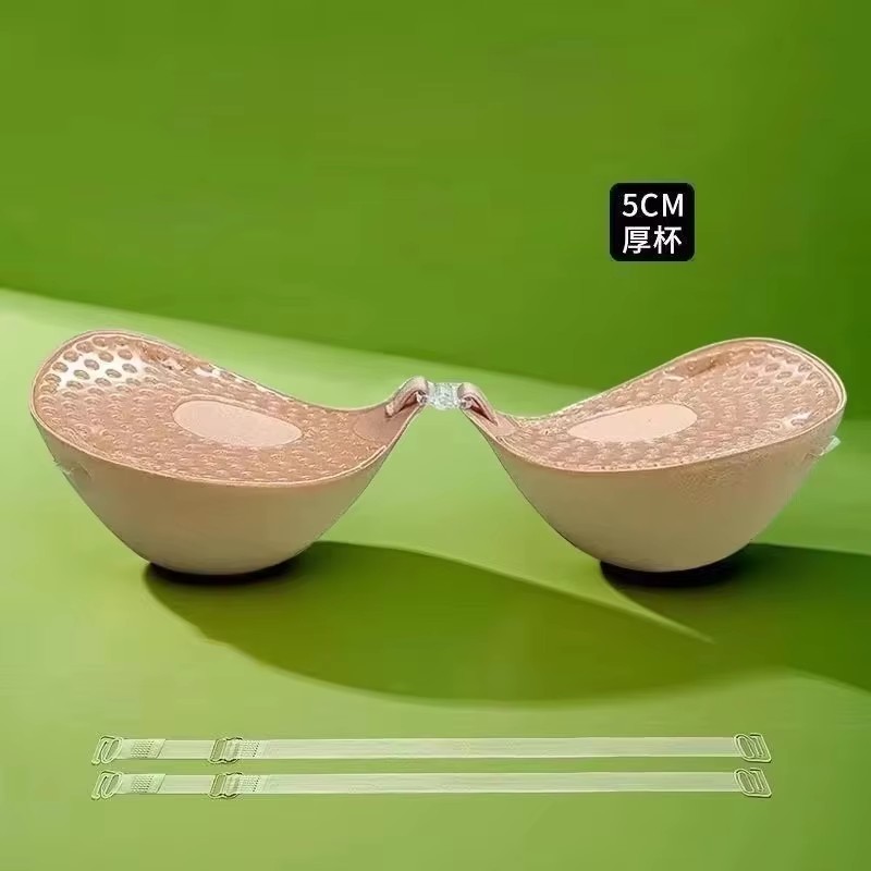 Strapless Bra Adhesive - Bra Perekat Silikon Tebal 5cm, Bernapas,