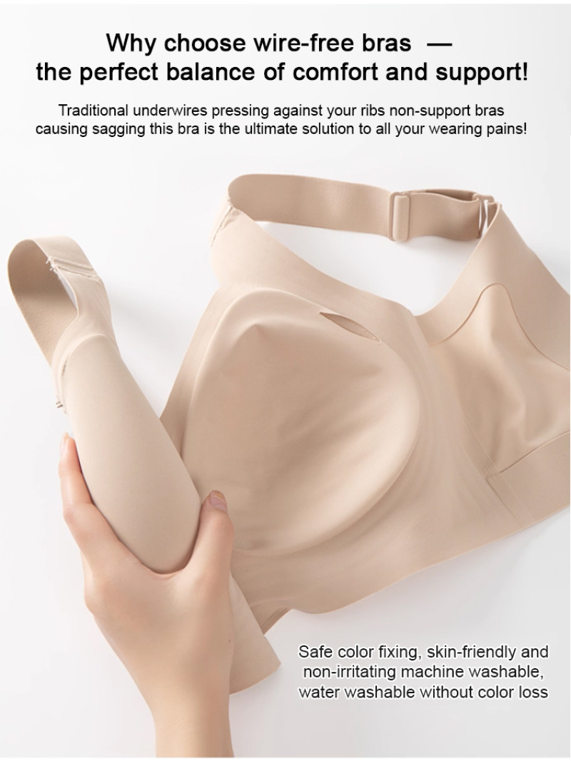 Bra Nirkabel Pengangkat Push-U - Mastectomy Bra Pocket ulasan dan harga