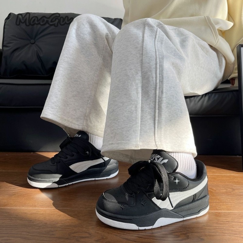 Sepatu Skateboard Kulit Hitam  - Vans Shoes Old Skool ulasan dan harga