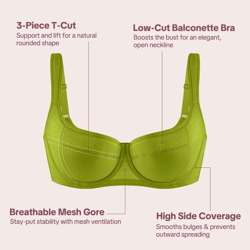 HSIA Starry Night Balconette d - Demi Bra Balconette ulasan dan harga